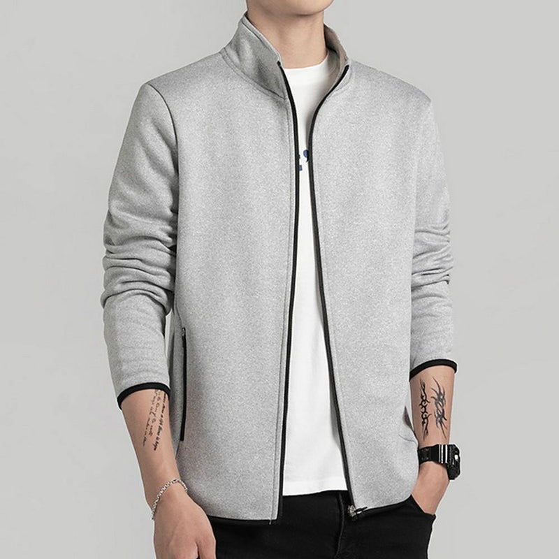 Men's Fitness Light Weight Zip Track Jacket - AM APPAREL