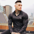 Men's Fitness Long Sleeve Slim Fit Top - AM APPAREL