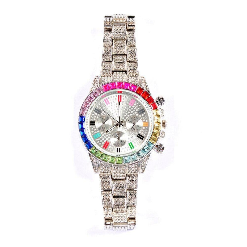 Men's Iced Out  Bling Luxury Watch - AM APPAREL