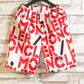 Men's Letter Print Summer Shorts - AM APPAREL