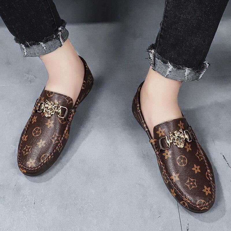 Men's Luxury Deportiva Mocassin Loafers - AM APPAREL