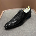Men's Luxury Genuine Cow Leather Handmade Oxford Shoes - AM APPAREL