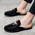 Men's Mules Backless Loafers - AM APPAREL