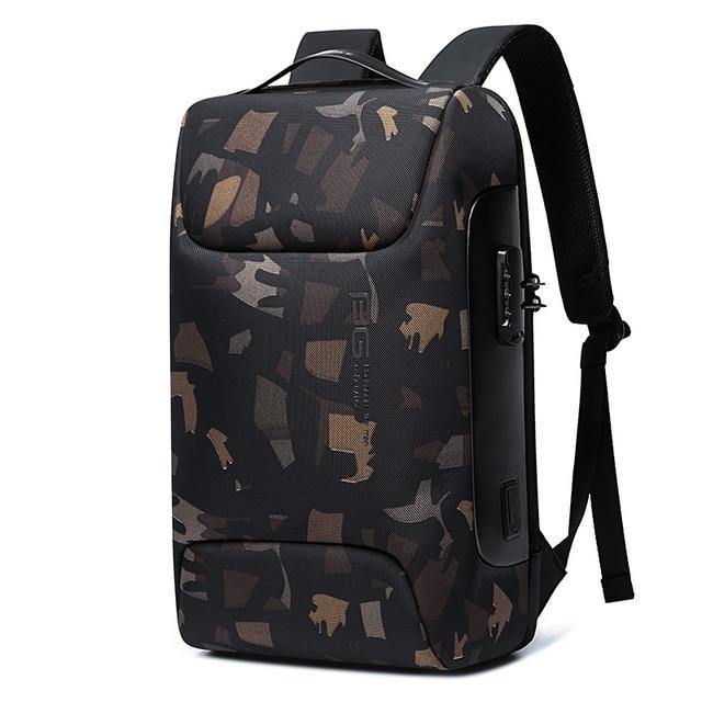 Men's Multifunction Backpack (Fits 15.6 inch Laptop) - AM APPAREL