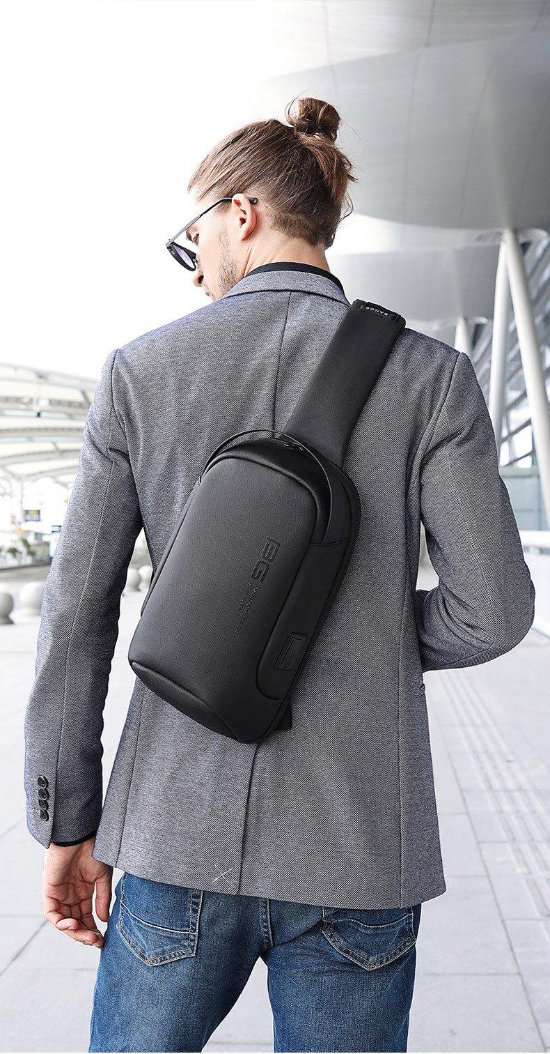 Men's Multifunction Waterproof Crossbody Bag - AM APPAREL