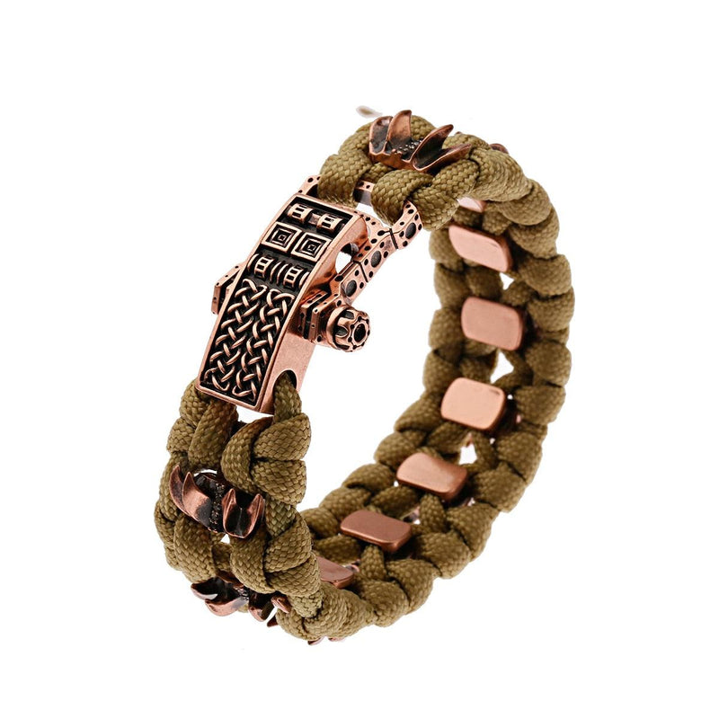 Men's Paracod Stainless Steel Luxurious Bracelet - AM APPAREL