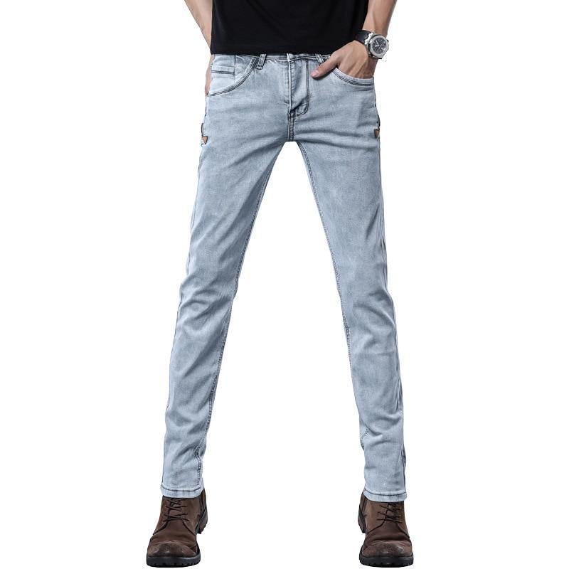 Men's Slim Fit Classic Style Jeans - AM APPAREL