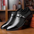 Men's Slip On Oxford Business Shoes - AM APPAREL