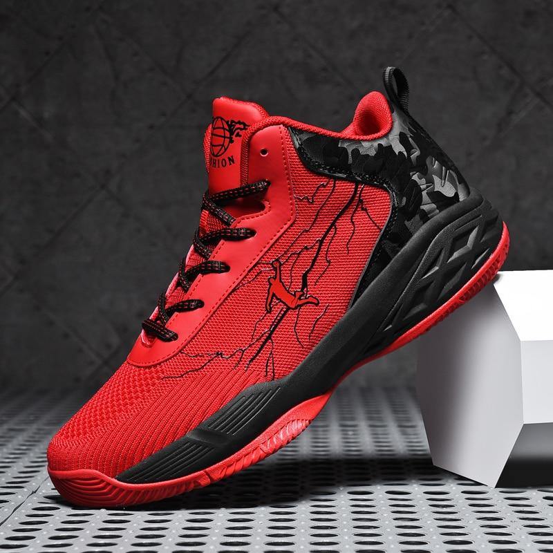 Men's Thick Sole Non-slip Basketball Shoes - AM APPAREL