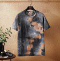 Men's Tie Dye Short Sleeve Fashion T-Shirt - AM APPAREL