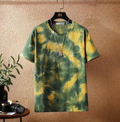 Men's Tie Dye Short Sleeve Fashion T-Shirt - AM APPAREL