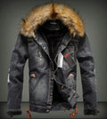 Men Thick Style Jeans Jacket Coat - AM APPAREL