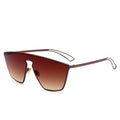 Mirror Designer Metal Frame Unisex Sunglasses - AM APPAREL