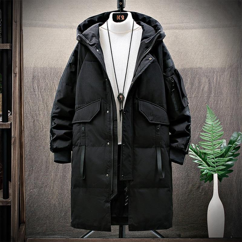 RYZE 03 Men's Thick Long Winter Fluffy Overcoat - AM APPAREL