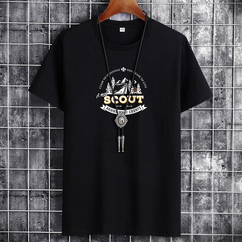 "SCOUT" Men's Anime Graphic T-Shirt - AM APPAREL