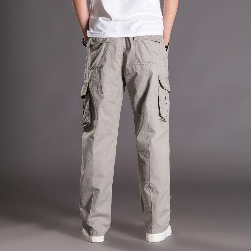 THOS Men's Casual Loose Cargo Pants - AM APPAREL