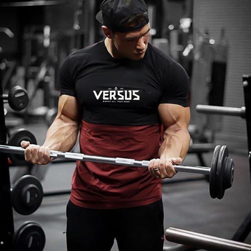 VERSUS Men's Fitness Cotton Tee Top - AM APPAREL