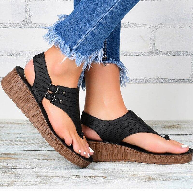 Women's Big Sole Platform Sandals - AM APPAREL