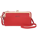 Women's PU Leather Phone Clutch - AM APPAREL