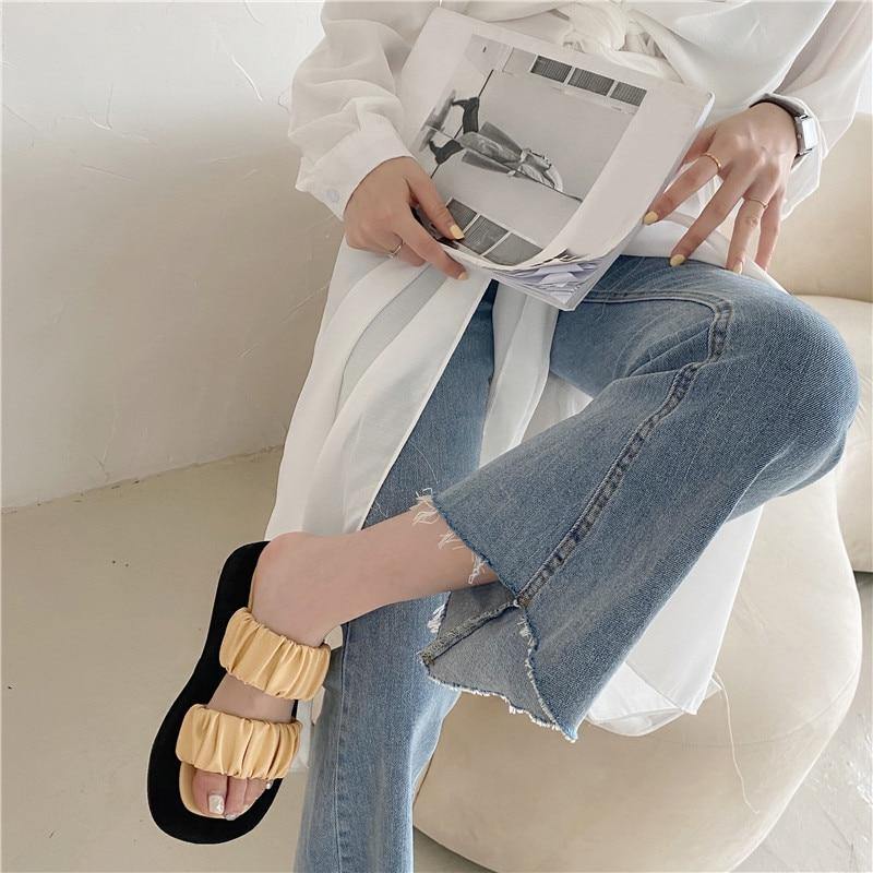 Women's Summer Casual Slipper Sandals - AM APPAREL