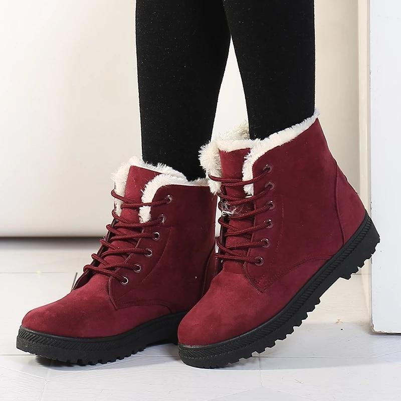 Women's Winter Snow Warm Snow Boots - AM APPAREL