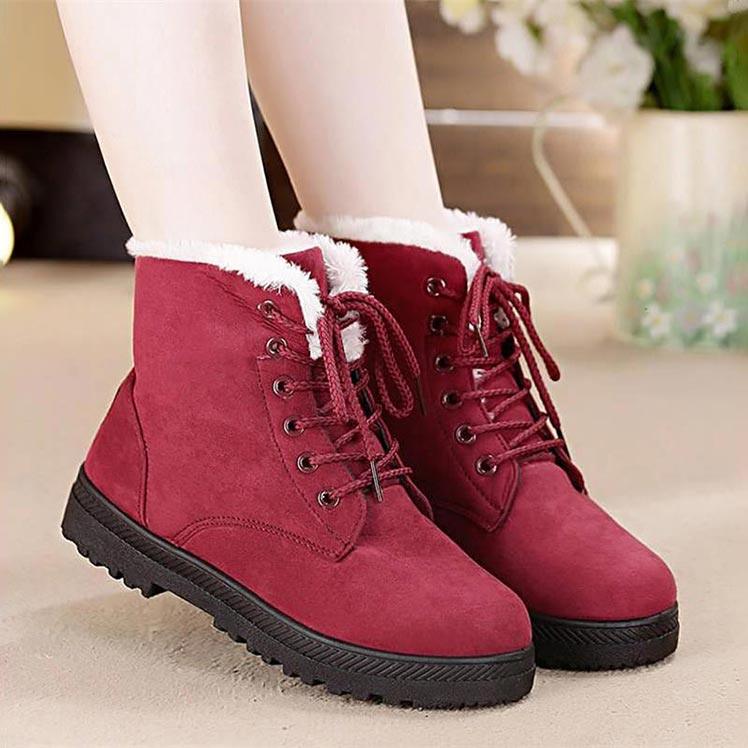 Women's Winter Snow Warm Snow Boots - AM APPAREL