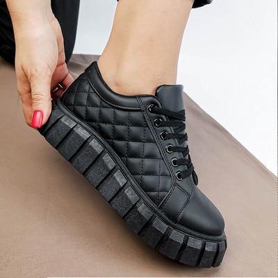 Women Sport Designer Lace-Up Sneakers - AM APPAREL